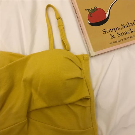 【3枚セット】 組み合わせ自由 カシュクール風 キャミソール タンクトップ ショート丈 チューブトップ 胸パッド入り ノースリーブ 大人可愛い ガーリー DTC-620622837075