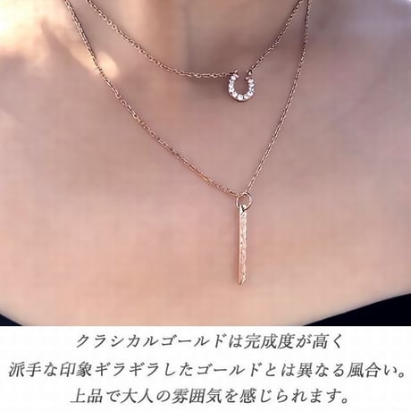 ハワイアンジュエリー ネックレス バー メンズ レディース 金属アレルギー対応 ハワジュ スクロール マイレ サージカル ステンレス PVD インスタ gps81212