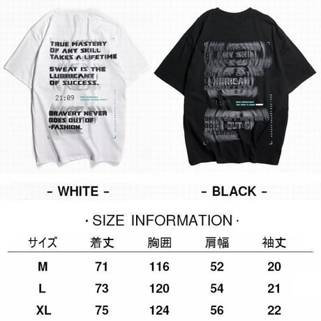 ユニセックス Tシャツ 半袖 ファントムレタープリント ラウンドネック オーバーサイズ トップス 大きめ カジュアル ストリートファッション DTC-640595956534
