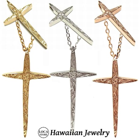 【HAWAIIANJEWELRY / ハワイアンジュエリー】 ネックレス クロス ペンダント メンズ レディース 金属アレルギー対応 サージカル ステンレス インスタ (gps81165)