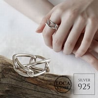【シルバーアクセサリー】シンプル チェーンデザイン リング 指輪 シルバー925 メンズ レディース ペア #11 #13 #19 kgf0502 (DCT-583041422169)