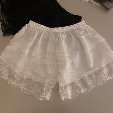 【2枚セット】 組み合わせ自由 ペチパンツ レース ペチパン インナーパンツ ルームウェア ショートパンツ 韓国ファッション レディース 大人可愛い ガーリー DTC-711109683004