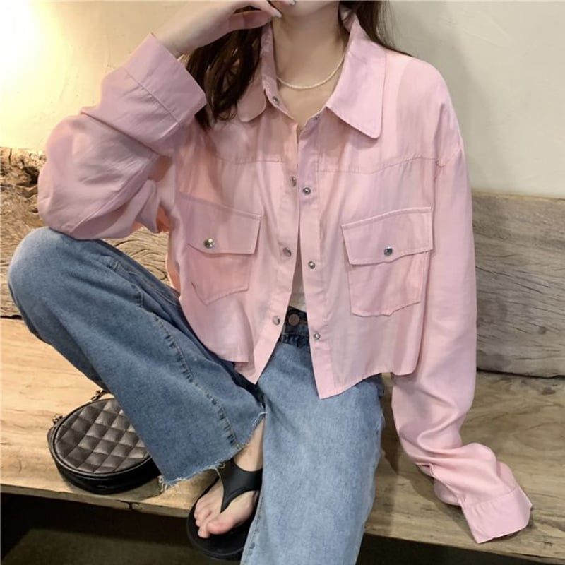 ブラウス シャツ LINEN LIKE SHIRT JACKET レディース ANOGH ブラウス シャツ LINEN LIKE SHIRT JACKET レディース