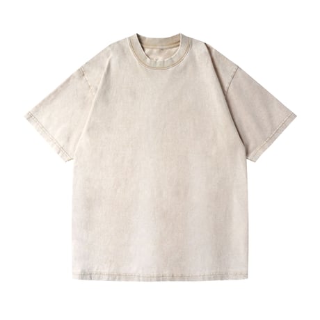 ユニセックス ヴィンテージ風 tシャツ ウォッシュ加工 オーバーサイズ ドロップショルダー ルーズ 無地 レトロ カジュアル ストリート系男子 ストリート系女子 DTCA-786974473888