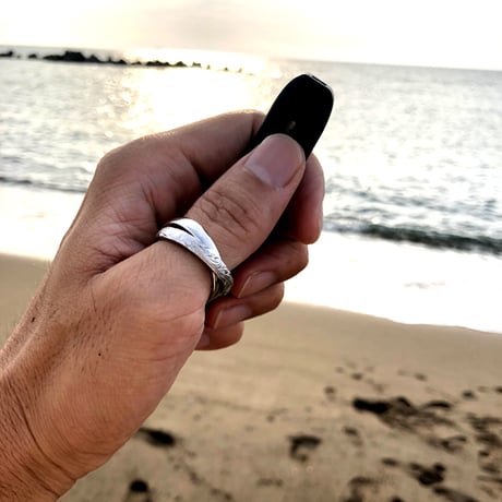 【HAWAIIANJEWELRY / ハワイアンジュエリー】 2連 リング 指輪 K14コーティング ピンクゴールド シルバー サージカルステンレス ステンレス ノンアレルギー (grs8653)