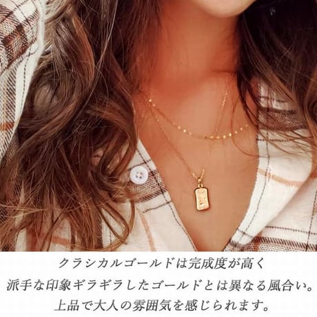 ハワイアンジュエリー ネックレス プレート 刻印可能商品 金属アレルギー対応 メンズ レディース スクロール CZ サージカル ステンレス シルバー ゴールド ピンクゴールド gps81209