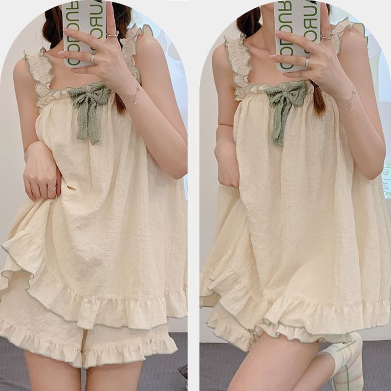 ルームウェア セットアップ 上下セット トップス ショートパンツ