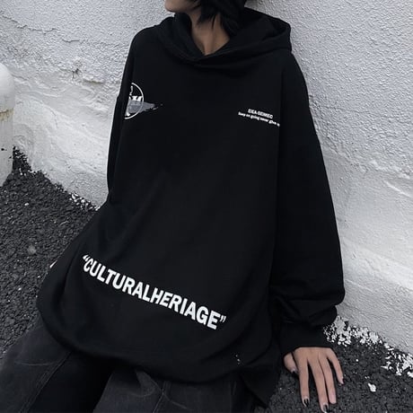 ユニセックス パーカー プルオーバー 裏起毛 プラスベルベット オーバーサイズ ゆったり 韓国ファッション メンズ レディース 韓国ストリートファッション DTC-660403262492
