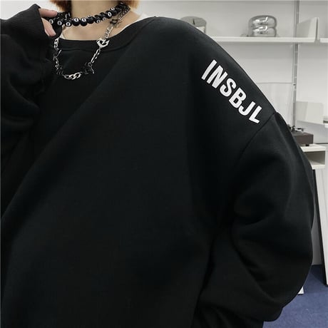 ユニセックス トレーナー プルオーバー 裏起毛 長袖 スウェット クルーネック オーバーサイズ 韓国ファッション メンズ レディース カジュアル ストリート系 DTC-660948217951