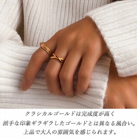 ※数量限定 ハワイアンジュエリー リング イヤカフ 2way 金属アレルギー対応 指輪 クロス サージカルステンレス メンズ レディース アクセサリー インスタ ropr12