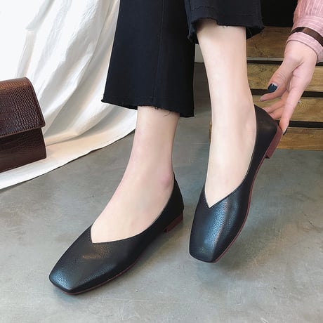 パンプス フラットパンプス ぺたんこ 韓国ファッション レディース フラット フラットシューズ キュート 痛くない かわいい 歩きやすい 566386577297