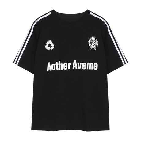 セットアップ サイドライン Tシャツ ワイドパンツ 半袖 ロゴ トップス スポーツミックス 上下セット レトロ 韓国ファッション レディース 大人可愛い ガーリー DTC-786931285601