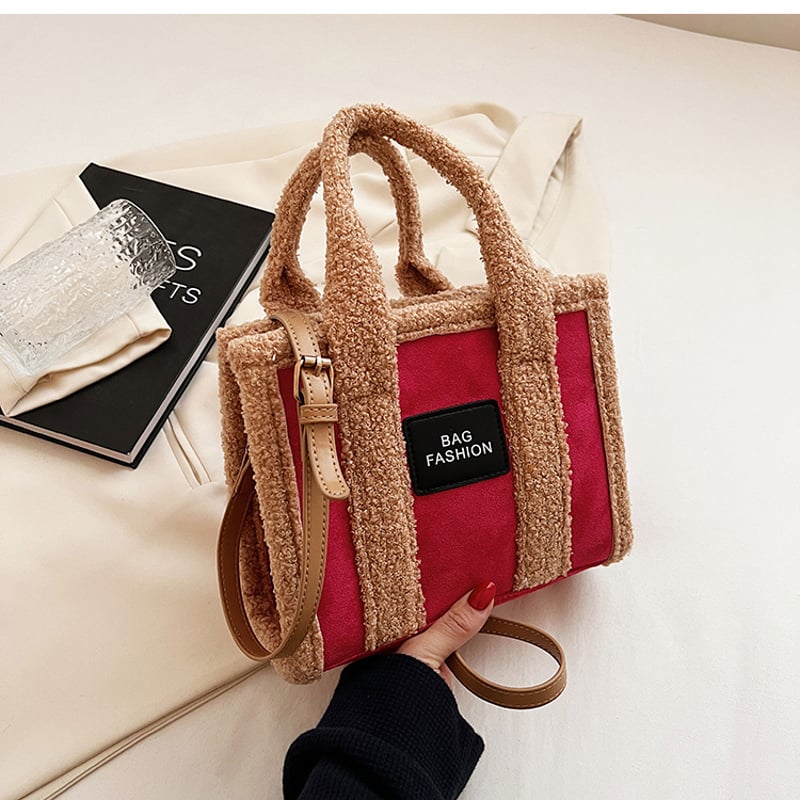 2wayバッグ ボアバッグ ショルダーバッグ ハンドバッグ もこもこ