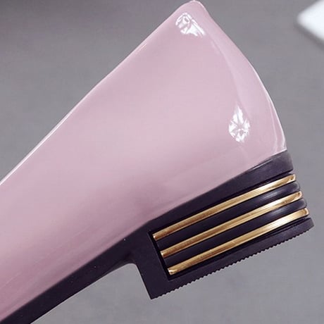 パテントレザー パンプス チャンキーヒール 2cm 韓国ファッション レディース シンプル ポインテッドトゥ ローヒール シューズ キュート 痛くない かわいい 歩きやすい 556794613602