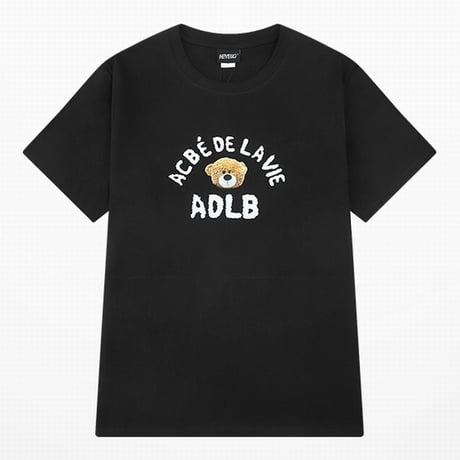 ユニセックス Tシャツ 半袖 クマちゃん バックプリント オーバーサイズ ゆったり 大きめ カジュアル 韓国ファッション メンズ レディース ストリートファッション DTC-650088511049