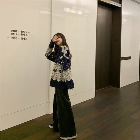 コーデュロイパンツ ワイドパンツ 韓国ファッション レディース ウエストゴム ガウチョパンツ コーデュロイ パンツ 秋 冬 (DTC-608882795600_02)