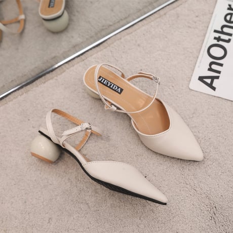 パンプス アンクルストラップ ヒール4cm 韓国ファッション レディース ストラップ サンダル キュート 痛くない かわいい 靴 歩きやすい 590413836235