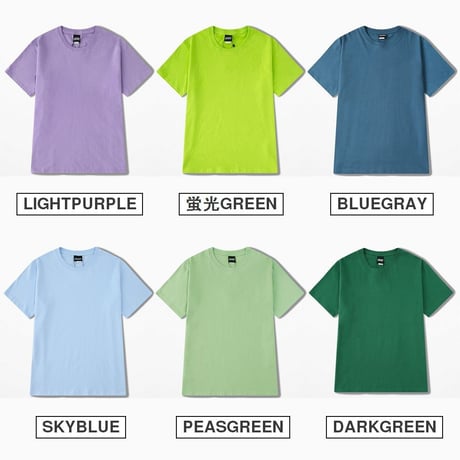 選べる24カラー BIGサイズ Tシャツ 半袖 メンズ レディース ユニセックス ラウンドネック 無地 オーバーサイズ 大きいサイズ ルーズ ストリート TBN-526314410162