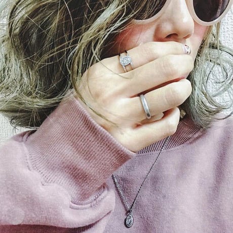 【ハワイアンジュエリー / HawaiianJewelry】 リング/指輪 リバーシブル フリーサイズ K14 イエローゴールド コーティング インスタ (grs8612)