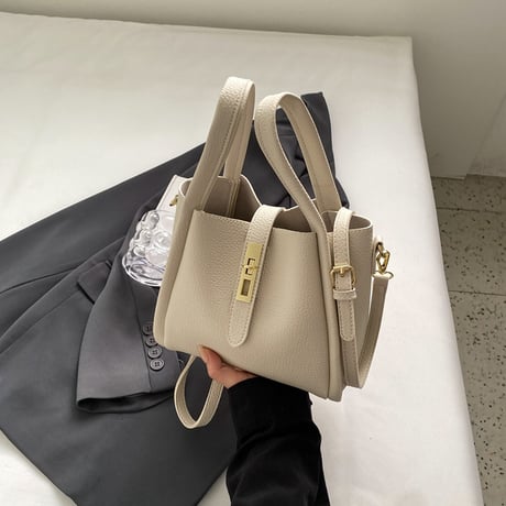 2wayバッグ ショルダーバッグ ハンドバッグ ミニバッグ PUレザー 肩掛け 斜め掛け スクエアバッグ バッグ シンプル 鞄 レトロ 韓国ファッション レディース DTCA-743866711201