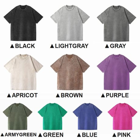 ユニセックス ヴィンテージ風 tシャツ ウォッシュ加工 オーバーサイズ ドロップショルダー ルーズ 無地 レトロ カジュアル ストリート系男子 ストリート系女子 DTCA-786974473888