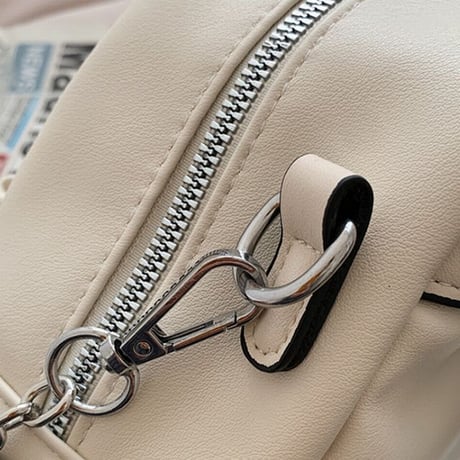 【2カラー】 バックパック ミニバッグ チェーン付き リュック リュックサック キルティング ファスナー レトロ 韓国ファッション レディース カジュアル DTC-641146664991
