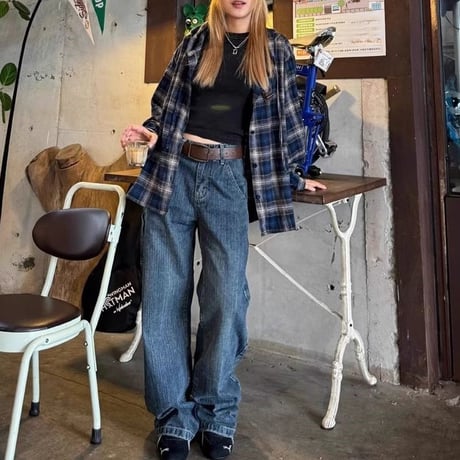 フード付き チェックシャツ ヴィンテージ風 チェック柄 フーディー ゆったり ルーズ 長袖 レトロ 大人可愛い ガーリー カジュアル ストリート女子 DTCA-866479583918