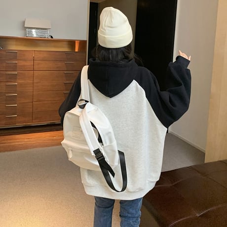 パーカー 裏起毛 プルオーバー オーバーサイズ バイカラー スマイリー ニコちゃん 厚手 ルーズ 韓国ファッション レディース 大人可愛い ガーリー カジュアル DTC-688346725495