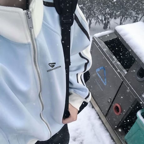 トラックジャケット スタンドカラー ジップアップ ロゴ サイドライン カラーブロック ジャージ トップス ライトアウター ゆったり ルーズ 長袖 レトロ カジュアル DTCA-987418186158