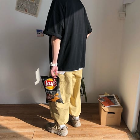 Tシャツ 半袖 メンズ レディース ユニセックス 英字 花 フラワープリント オーバーサイズ 大きいサイズ ルーズ ストリート TBN-614814663557