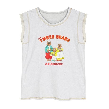 Tシャツ フライングスリーブ レース トップス ノースリーブ オーバーサイズ レトロ 韓国ファッション レディース 大人可愛い ガーリー カジュアル DTC-768900343552