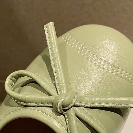 パンプス リボン フラットシューズ 22.5～25.0cm ぺたんこ 韓国ファッション レディース シンプル フラットパンプス ローヒール シューズ キュート かわいい 598254974136