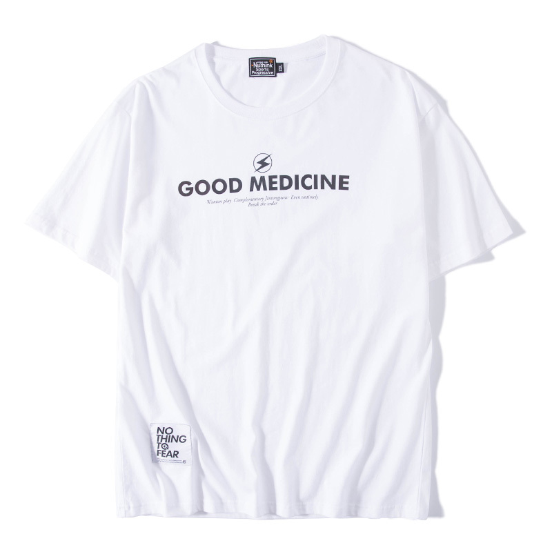 ユニセックス Tシャツ 半袖 メンズ レディース ラウンドネック 英字  