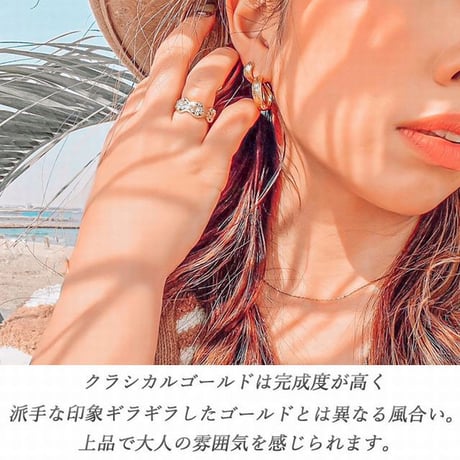 ※数量限定価格 片耳用 ハワイアンジュエリー フープ ピアス スクロール カレイキニ 波 金属アレルギー対応 太め メンズ レディース サージカルステンレス ropi05
