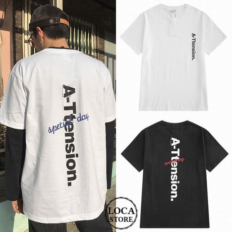 ユニセックス メンズ/レディース Tシャツ 半袖 ストリート系  ルーズ ペア 大きいサイズ 韓国ファッション (DCT-576701186343)