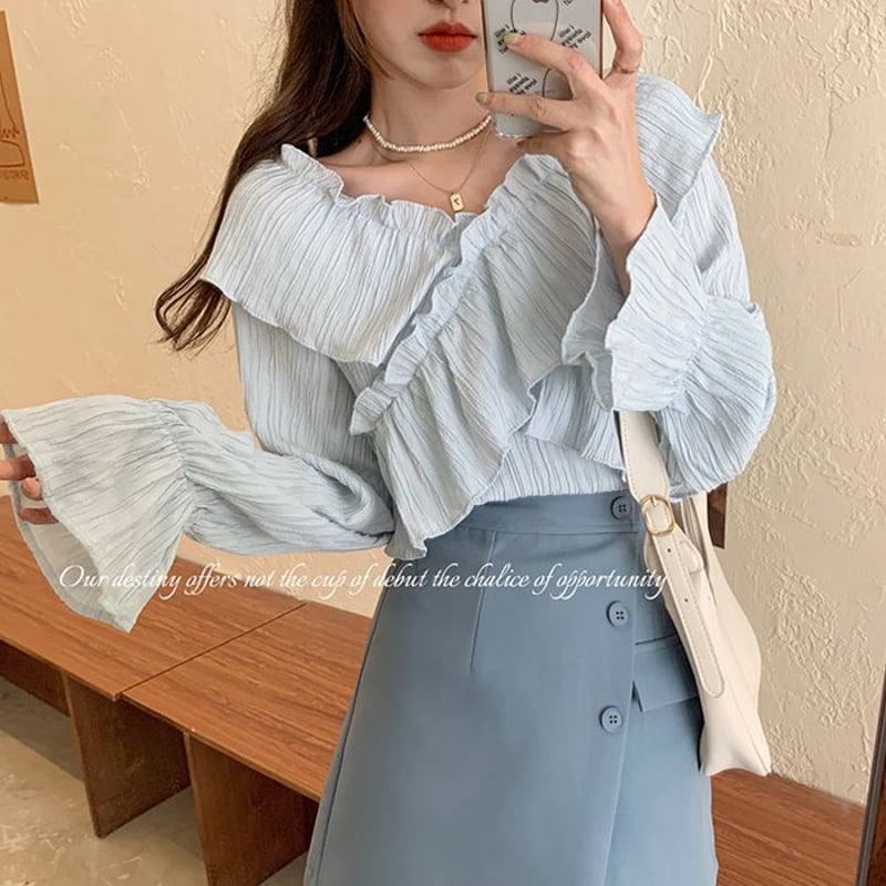 未使用近バーバリーチルドレン ノースリーブフリルブラウス美品