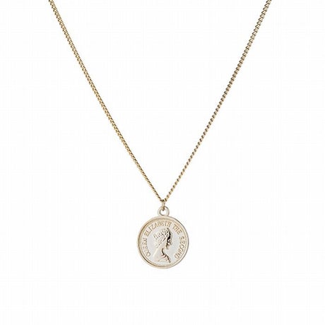 2点セット ネックレス チェーン付き コイン Tバー ペンダント アクセサリー 合金 シンプル DTC-618874289625