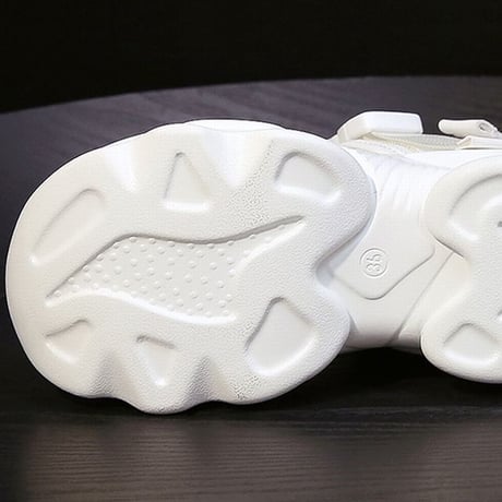 スポサン 22.0～24.5cm 厚底 スポーツサンダル チェーンモチーフ サンダル 厚底サンダル 厚底 カジュアル 歩きやすい 韓国ファッション レディース DTC-646236609861