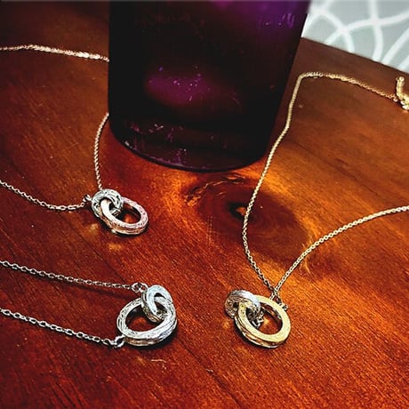 【HAWAIIANJEWELRY / ハワイアンジュエリー】 ネックレス リング イエローゴールド ピンクゴールド ステンレススチール メンズ レディース インスタ (gns8136)