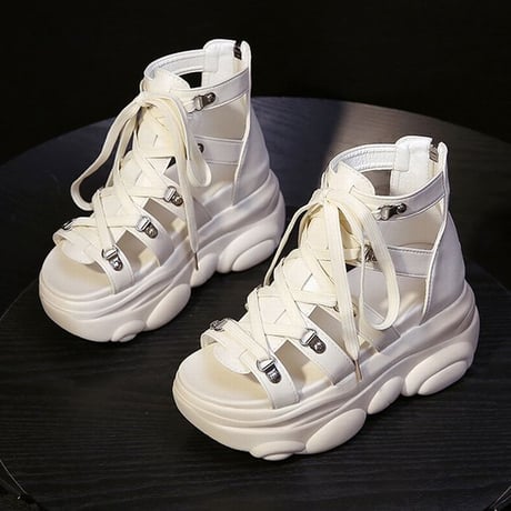 【2カラー】 グルカサンダル 22.0～24.5cm ソールがくま 厚底 サンダル スポサン スポーツサンダル 厚底サンダル カジュアル 韓国ファッション DTC-642819013290