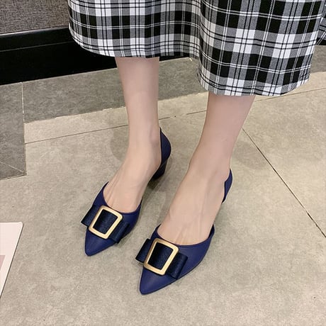 【Soervimy】 ラバーパンプス ラバーサンダル レインシューズ ヒール4cm 韓国ファッション レディース サイドオープン チャンキーヒール 雨 梅雨 ラバー 防水 616288940535