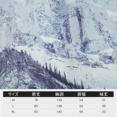 ユニセックス シャツ 柄シャツ 雪山 プリント 半袖 オーバーサイズ メンズ レディース トップス 大きめ ルーズ カジュアル ストリートファッション DTC-613602056845