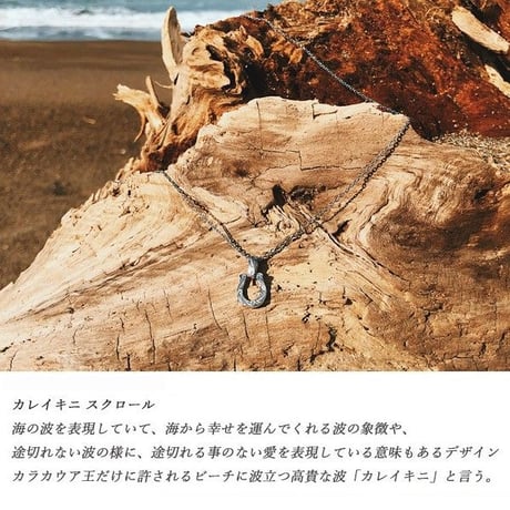ハワイアンジュエリー ネックレス ミニチュア ホースシュー 馬蹄 メンズ レディース ペア サージカル ステンレス 金属アレルギー対応 インスタ (gps81147)