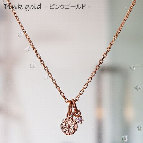 ハワイアンジュエリー ネックレス スクロール 2way 金属アレルギー対応 キュービックジルコニア CZ サージカルステンレス メンズ レディース シルバー gps81225