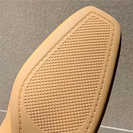 パンプス ドット柄 スクエアトゥ  チャンキーヒール 4cm 韓国ファッション レディース シンプル シューズ キュート 痛くない かわいい 歩きやすい 611563187446