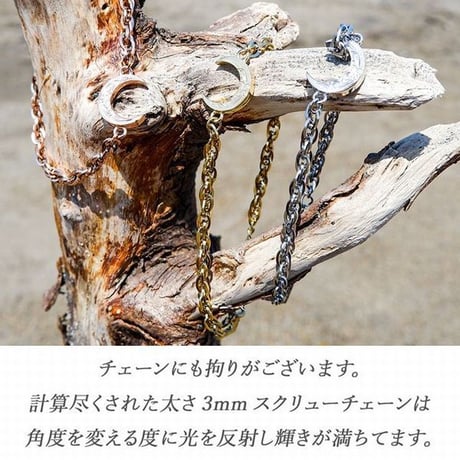 ハワイアンジュエリー ブレスレット 三日月 金属アレルギー対応 スクロール 波 サージカル ステンレス シルバー ゴールド ピンクゴールド インスタ gbs8198
