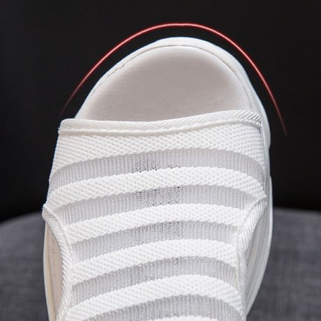 スポーツサンダル メッシュ ダットソール スポサン 7cm 韓国ファッション レディース サンダル 通気性 厚底サンダル 厚底 かわいい 歩きやすい