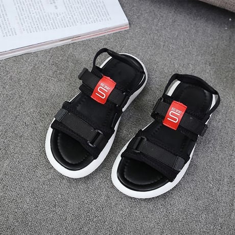 スポーツサンダル フラット スポサン 4.0cm 韓国ファッション レディース サンダル ベルト マジックテープ フラットサンダル 厚底サンダル 厚底 かわいい 歩きやすい 591478910904