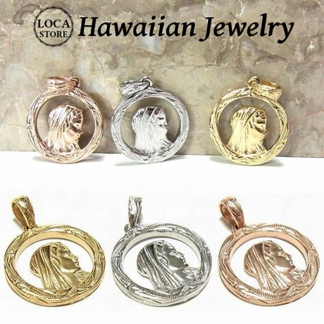 【HAWAIIANJEWELRY / ハワイアンジュエリー】 ネックレス マリア ペンダント メンズ レディース 金属アレルギー対応 サージカル ステンレス インスタ (gps81193)