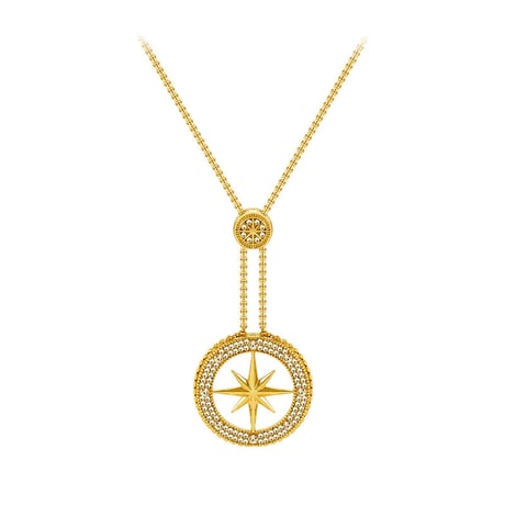 ネックレス 八芒星 オクタグラム チェーン付き シンプル 韓国アクセサリー ペンダント 合金 アクセサリー ジュエリー DTC-609022606051